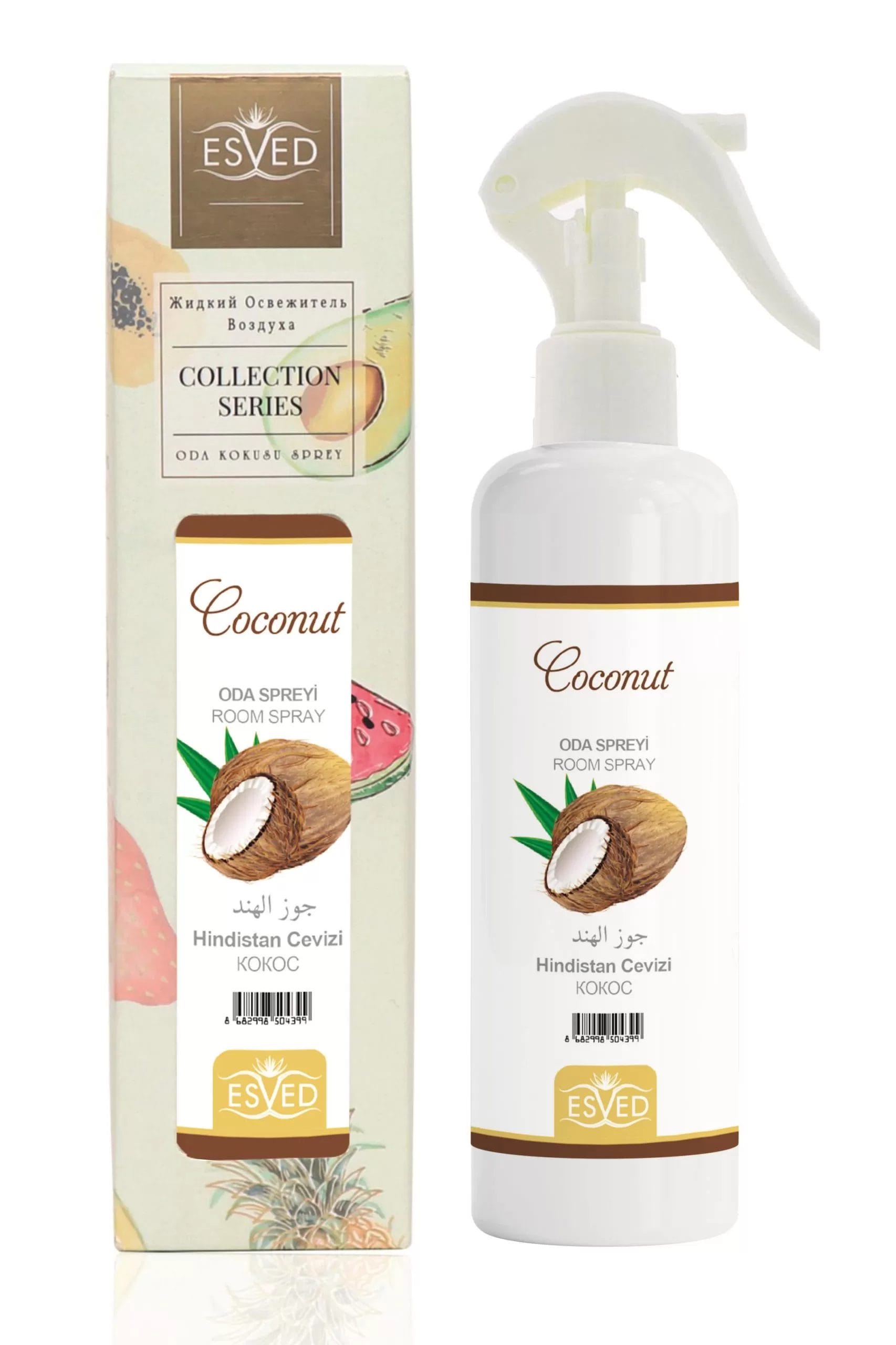 Spray al profumo di cocco 400 ml. Fragranza per ambienti al cocco