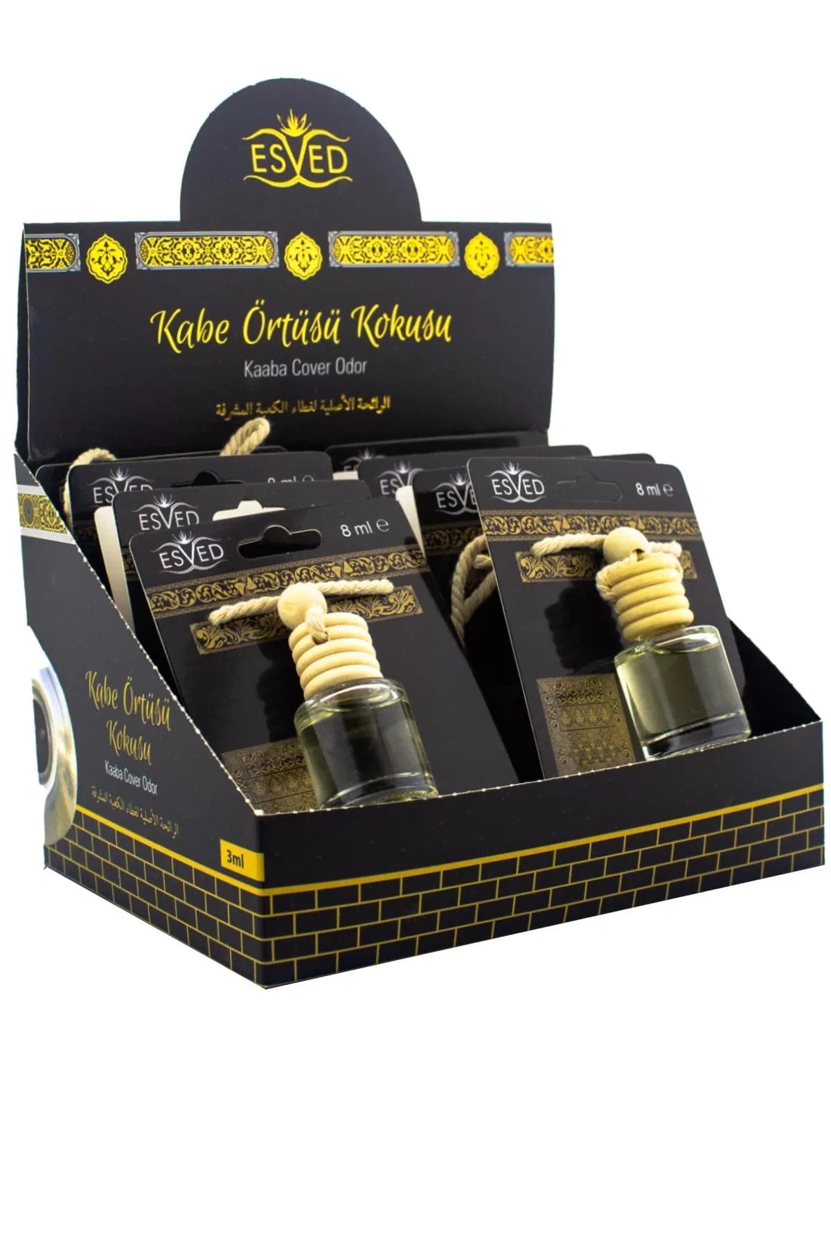 Kaaba Cover Scent Car Air Freshener 8Ml 12pcs - : Essence,  Perfume essence, Wholesale essence, Perfume bottle