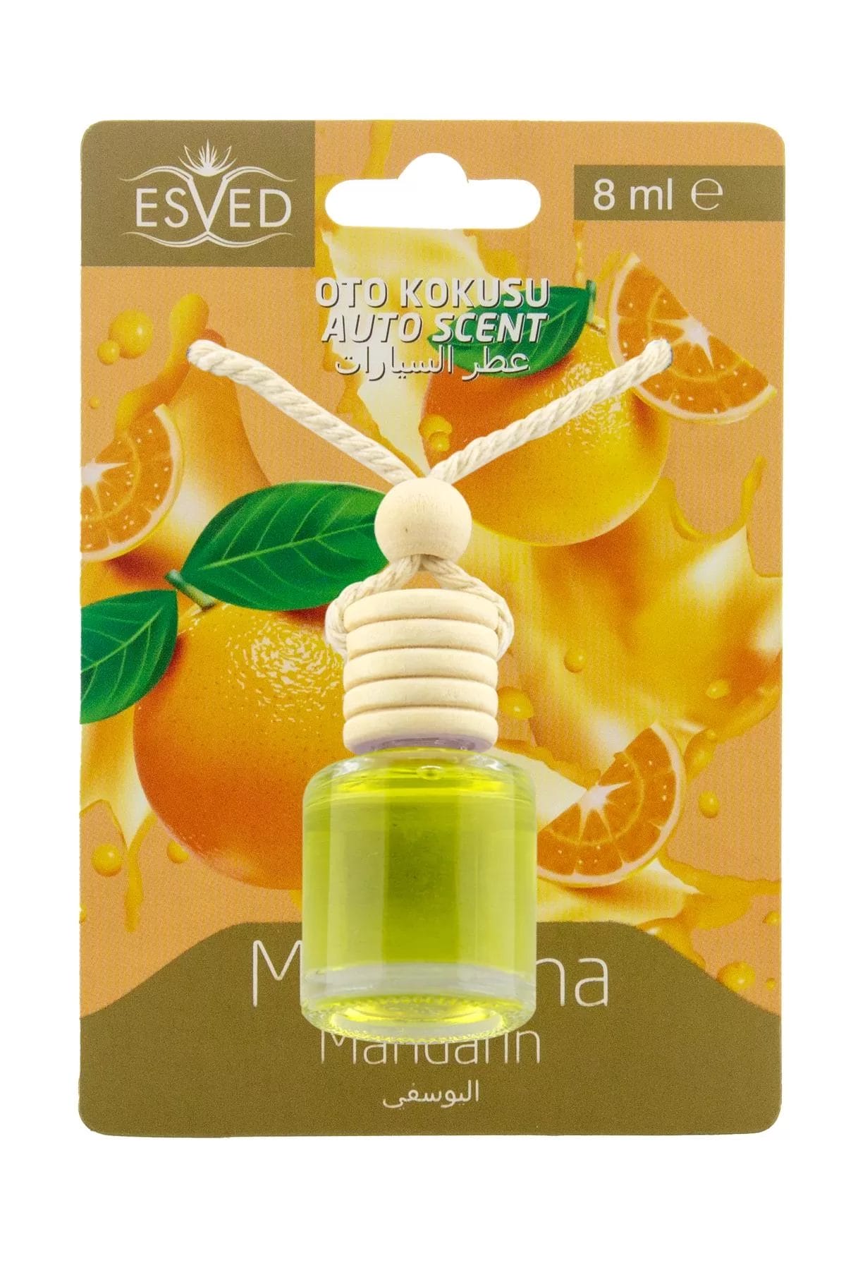 Mandarin Scent 8 ml Auto-Lufterfrischer-Glasflasche