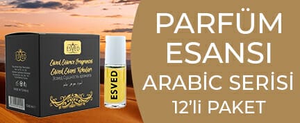 parfüm esansi arabic serisi 12li paket